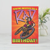 5 X 7 Invitation d'anniversaire BMX (Debout devant)