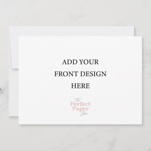 5 x 7 Invitation paysage (Devant)