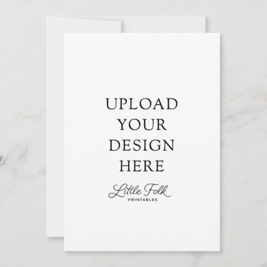 5 x 7" kaart (Voorkant)