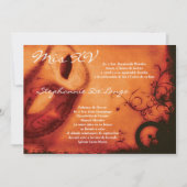 5 x 7 Masquerade Quinceanera Birthday Uitnodiging (Voorkant)