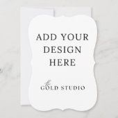 5 x 7 Modèle Invitation à double face Portrait (Devant)