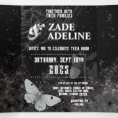 5 x 7 Triplé Faire-part de mariage Hauning Adeline (Intérieur au milieu)