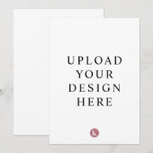 5" x 7" Uitnodiging (Voorkant / Achterkant)