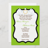 5 x 7 Uitnodiging tot het uitzenden van een wedden (Voorkant / Achterkant)