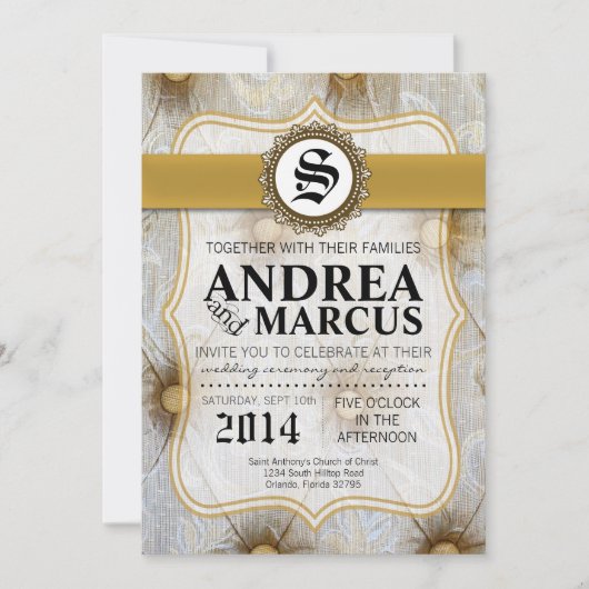 5 x 7 uitnodiging voor verbinding met koppelingsv (Voorkant)