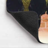 5 zwarte katten  muismat (Hoek)