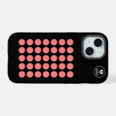 5c Rouge avec Coque noir - Emo - iPhone / coque ip (Verso Horizontal)