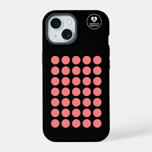 5c Rouge avec Coque noir - Emo - iPhone / coque ip (Verso)