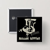 5CRK Roller Derby Button (Voorkant /achterkant)