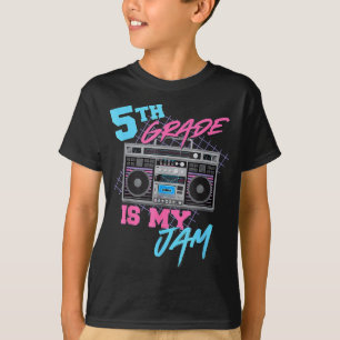5de graad is mijn Jam Fun leraren studenten terug T-shirt