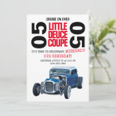 5E anniversaire Deuce Coupe voiture Invitation ann (Debout devant)