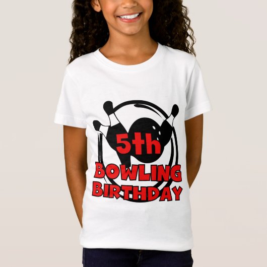 5e Bowling Anniversaire Tshirts et cadeaux (Devant)