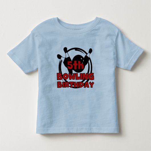 5e Bowling Anniversaire Tshirts et cadeaux (Devant)