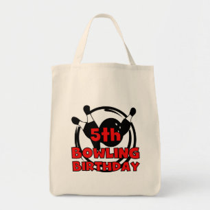 5e Bowling Verjaardag Tshirts en geschenken Tote Bag