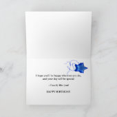 5e carte d'anniversaire Bright stars (Intérieur)