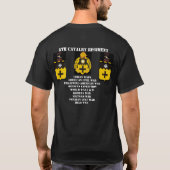 5e Cavalry Regiment T-shirt (Achterkant)