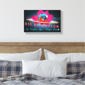 5e dimensie - omcirkeld Canvas Afdruk (Insitu (Slaapkamer))