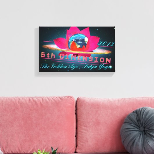 5e dimension - Toile enveloppée (Insitu(Salon))