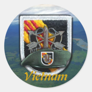 5e forces spéciales Green Berets flash nam Sticker