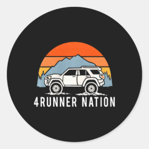 5e generatie 4Runner Heritage S Ronde Sticker