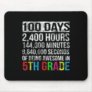 5e graad 100 dag aftellen 100 dagen van school GIF Muismat