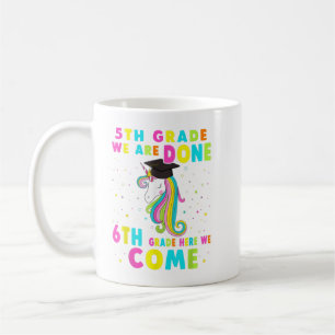 5e graad Afstuderen Magical Unicorn 543 Koffiemok