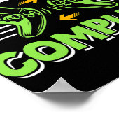 5e graad Complete game Controller vorige dag Poster (Hoek)