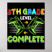 5e graad Complete game Controller vorige dag Poster (Voorkant)