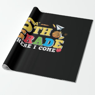 5e graad leraar 5e graad hier kom ik cadeaupapier