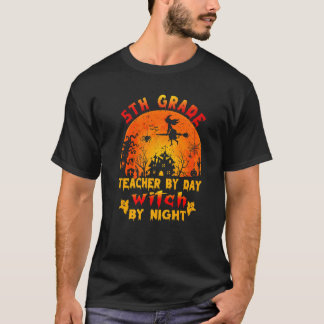 5e graad leraar per dag getuige bij nacht kostuum  t-shirt