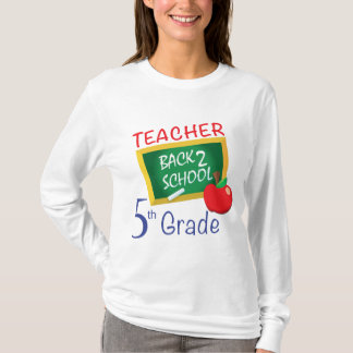 5e graad leraar t-shirt