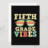 5e graad leraar vijfde graad vibes kaart (Voorkant / Achterkant)