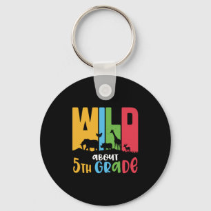5e graad leraar wilde dieren ongeveer 5e graad sleutelhanger