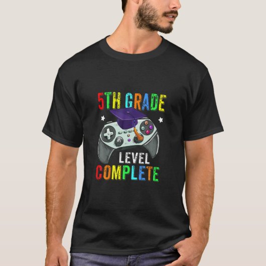 5e graads Afstuderen T-shirt Level Complete Video (Voorkant)