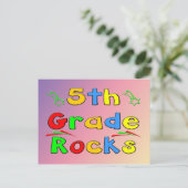 5e grade Rocks Briefkaart (Staand voorkant)