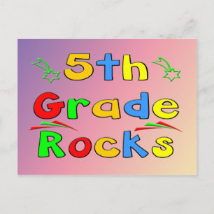 5e grade Rocks Briefkaart