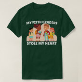 5e Grader Stole My Heart Valentijnsdag Anime Tea T-shirt (Design voorkant)