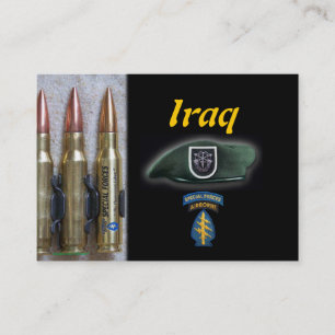 5e groene berets speciale troepen irak - handelska visitekaartje