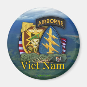 5e groene bessen macv sog vietnam vets Magnet Magneet