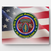 5e groep speciale strijdkrachten (AIRBORNE) Fotoplaat (Voorkant)