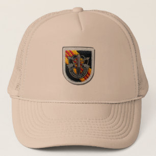 5e groep speciale strijdkrachten - crest flash vie trucker pet