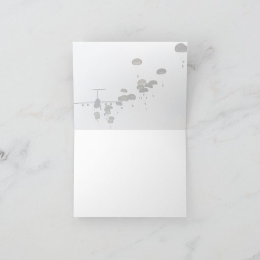 5e groep van speciale strijdkrachten irak veterane feestdagen kaart (Binnen)