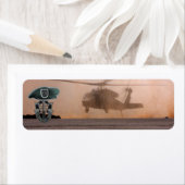 5e groep van speciale troepen terugkeer adres labe etiket (Insitu)