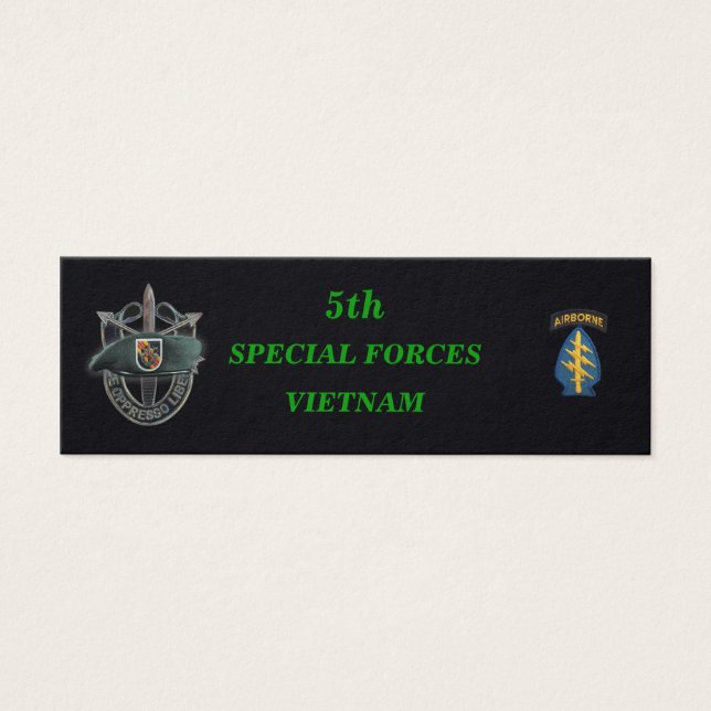 5e groupe des forces spéciales bérets verts marque (Devant)