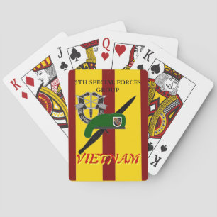 5E GROUPE DES FORCES SPÉCIALES CARTES DE JEU VIETN