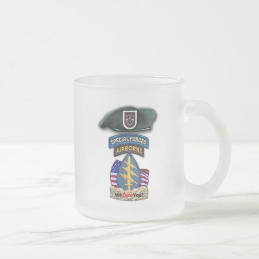5e groupe des forces spéciales flash gelé Mug (Droit)
