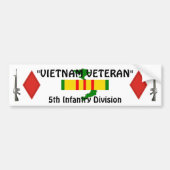 5e Inf Division Bumpersticker (Voorkant)