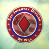 5e infanteriedivisie raamsticker (Vel 3)