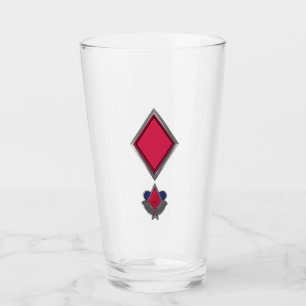 5e infanteriedivisie "Red Diamond" Glas