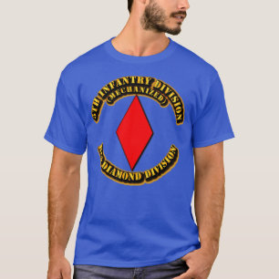 5e Infanteriedivisie Rode Diamant Divisie T-shirt